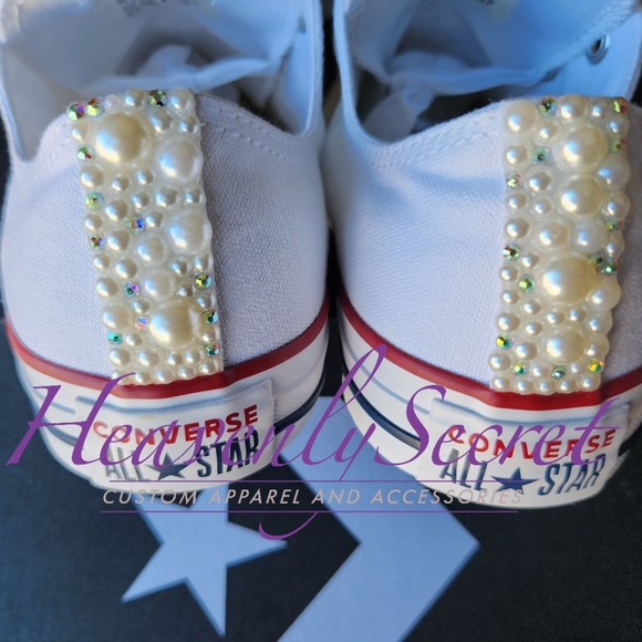 Bridal Converse Size 9 - Brand New - Picture 3 of 7